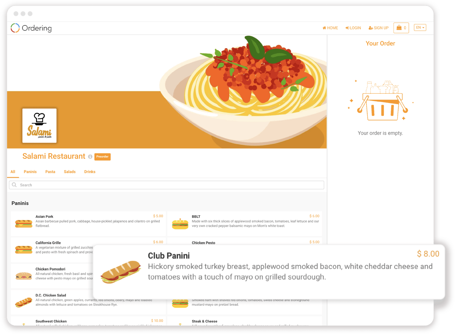 Online Fast Food Delivery System