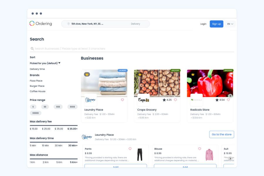 Ordering.co Feature: Advanced Search: The Key to Effortless Online Ordering
