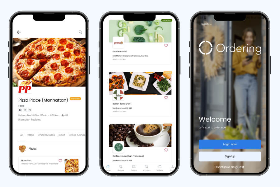 Ordering.co Featured: Customer App