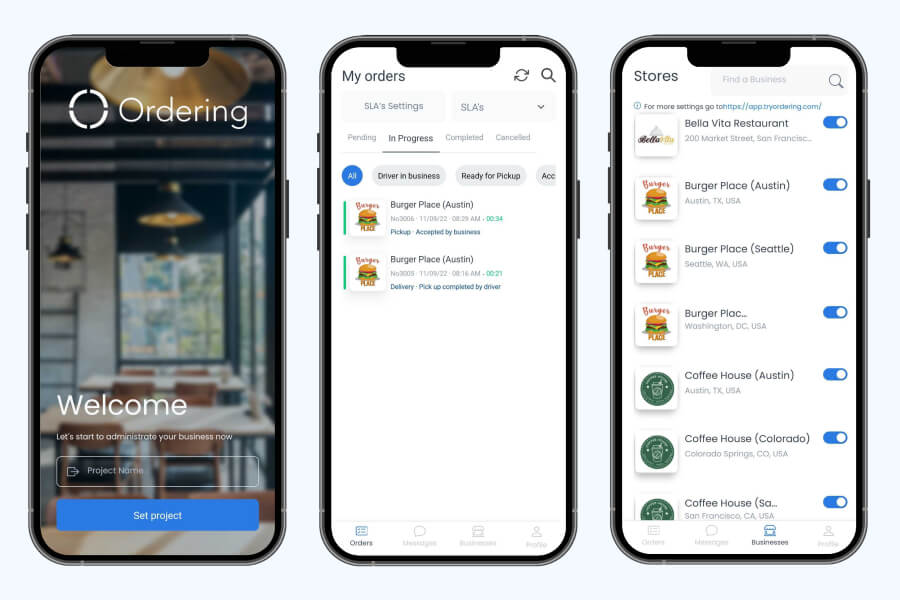 Ordering.co Featured: Store App
