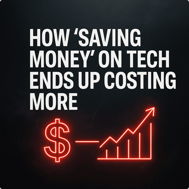How ‘Saving Money’ on Tech Ends Up Costing More