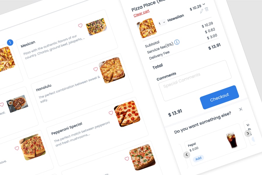 Ordering.co Feature: Upselling